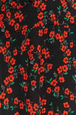 YOURS LONDON Curve Black & Red Ditsy Print Frill Trim Dress 9 YOURS LONDON Curve Black & Red Ditsy Print Frill Trim Dress -Outlet Stylo Wise Store 66548e7b 9020 41 161845 Z