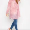 YOURS LONDON Curve Pink Leopard Print Chiffon Shirt