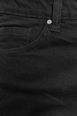 YOURS Curve Black Ripped Wide Leg Stretch Jeans -Outlet Stylo Wise Store 67826a33 9b63 47 143030 Z scaled