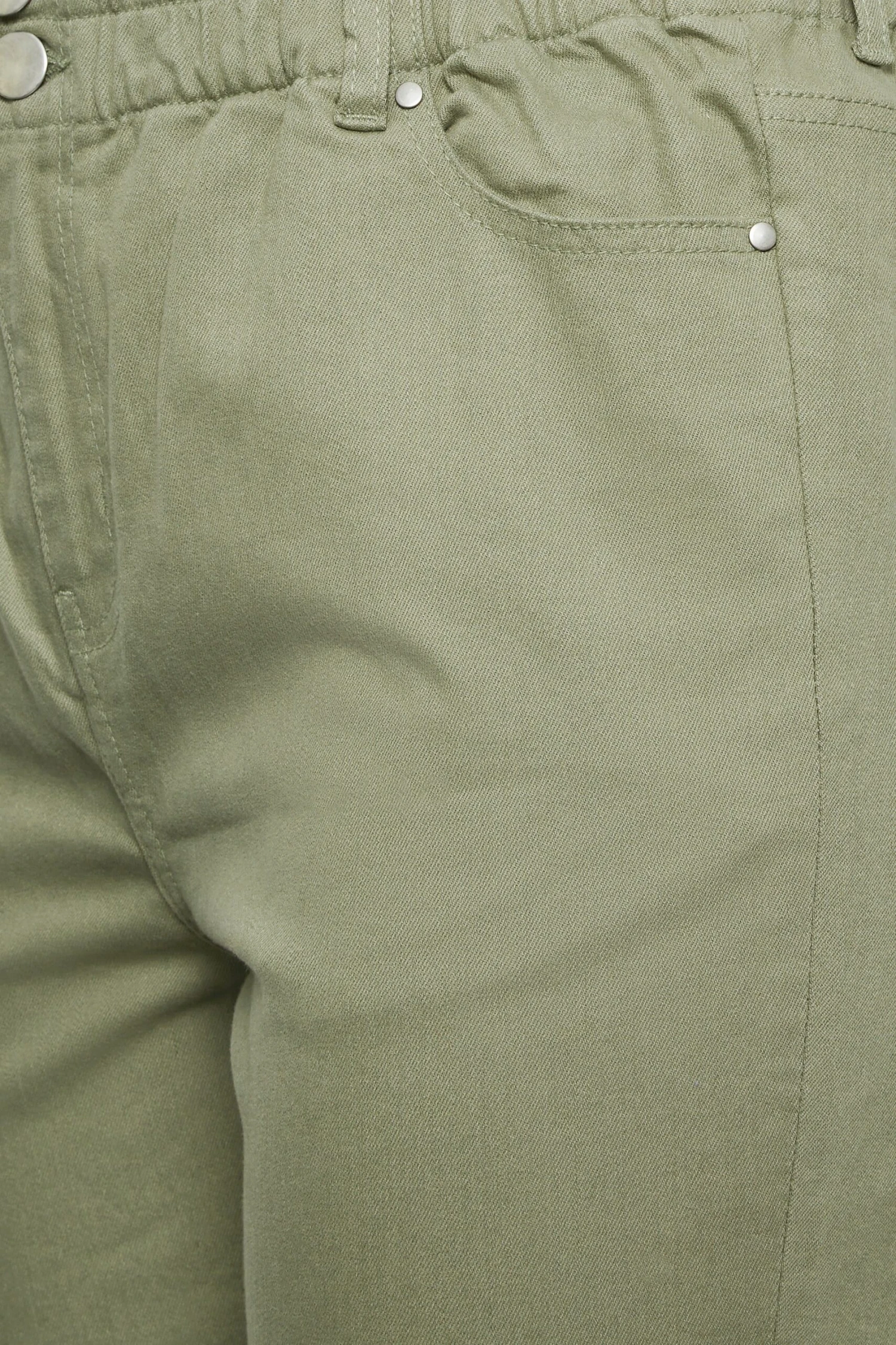 YOURS Curve Khaki Green Stretch Elasticated Waist MOM Jeans 3 YOURS Curve Khaki Green Stretch Elasticated Waist MOM Jeans - Image 3