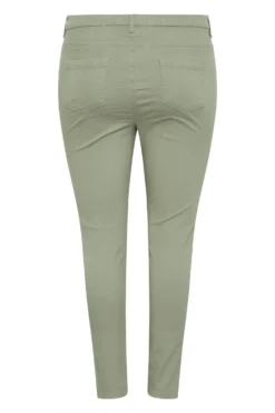 YOURS FOR GOOD Curve Khaki Green Stretch GRACE Jeggings 8 YOURS FOR GOOD Curve Khaki Green Stretch GRACE Jeggings -Outlet Stylo Wise Store 6c3b82c3 e1f3 48 142897 BK scaled