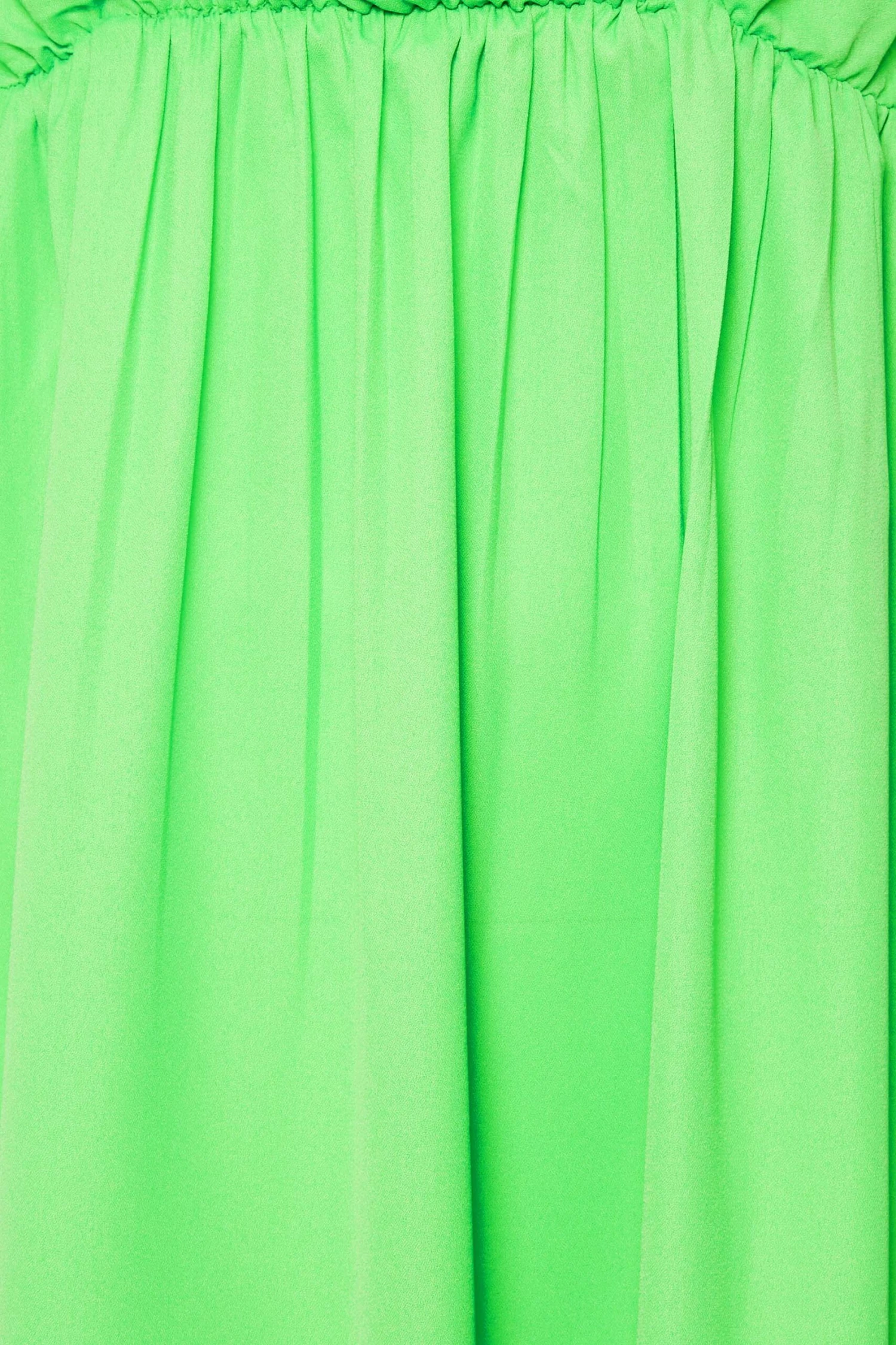 LIMITED COLLECTION Curve Green Frill Sleeve Wrap Tunic Dress 5 LIMITED COLLECTION Curve Green Frill Sleeve Wrap Tunic Dress - Image 5