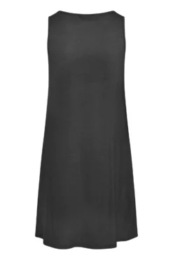 Curve Black Sleeveless Drape Pocket Midi Dress -Outlet Stylo Wise Store 6d0475d1 b521 4c 137189 Y scaled