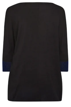 YOURS Curve Black & Navy Blue Glitter Soft Touch Layered Blouse 11 YOURS Curve Black & Navy Blue Glitter Soft Touch Layered Blouse -Outlet Stylo Wise Store 6d0ce1c7 e3de 46 301493 Y scaled