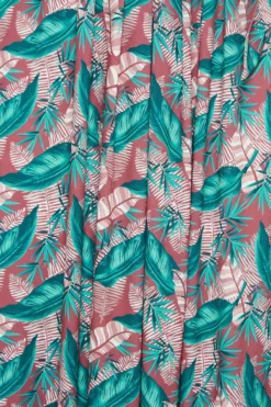 YOURS Curve Pink Leaf Print Maxi Wrap Dress -Outlet Stylo Wise Store 6fda4ebd 4fb5 4c 302160 Z scaled