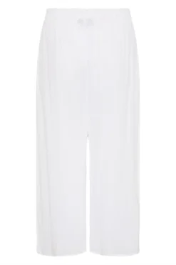 YOURS Curve White Wide Leg Beach Trousers 8 YOURS Curve White Wide Leg Beach Trousers -Outlet Stylo Wise Store 706c11e4 dd01 4d 150238 BK scaled