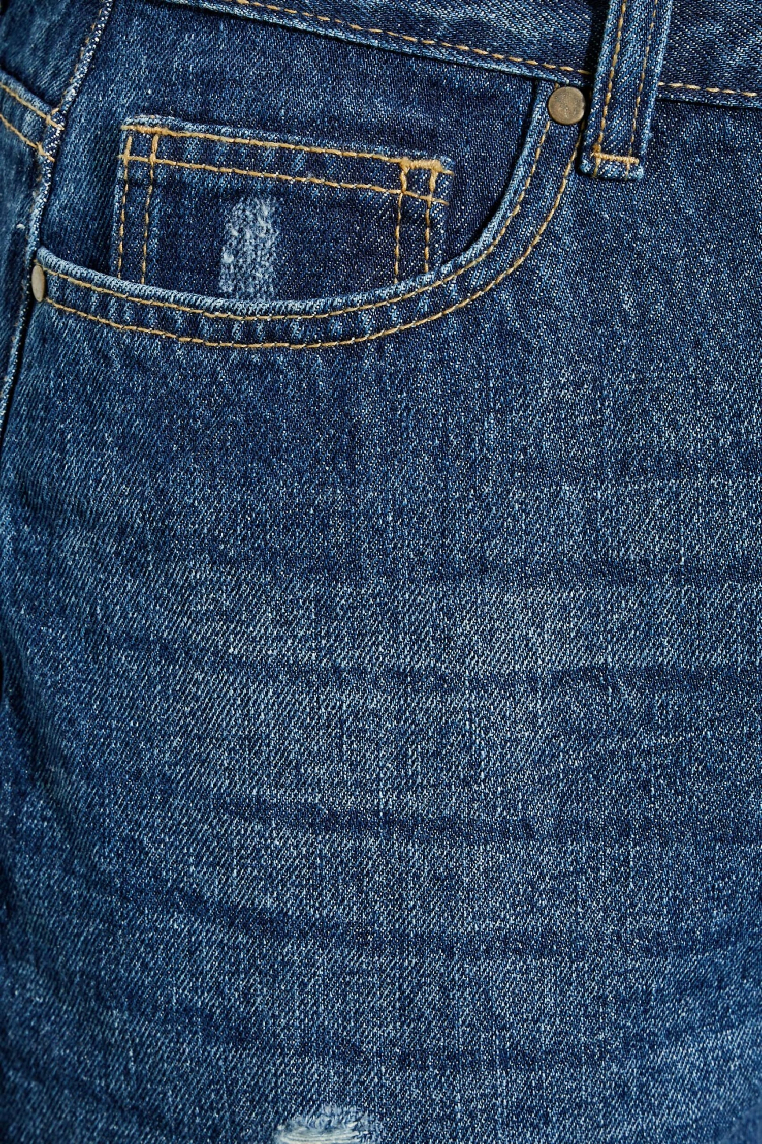 YOURS Curve Indigo Blue Ripped MOM Jeans 2 YOURS Curve Indigo Blue Ripped MOM Jeans - Image 2