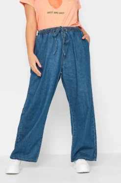 YOURS Curve Mid Blue Pull On Wide Leg Jeans 11 YOURS Curve Mid Blue Pull On Wide Leg Jeans -Outlet Stylo Wise Store 71e8033d 22f4 45 143439 A scaled