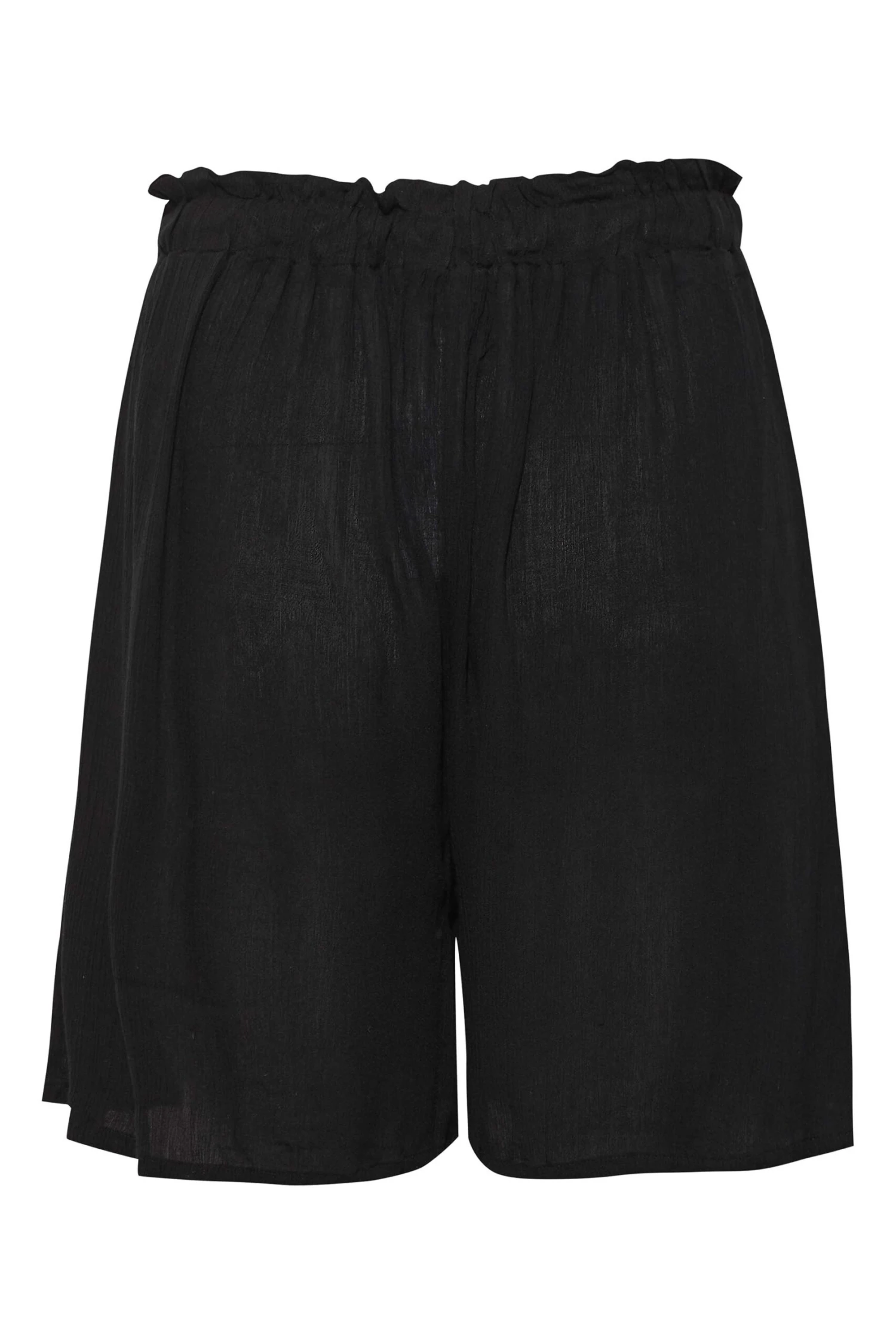 YOURS Curve Black Tassel Beach Shorts 5 YOURS Curve Black Tassel Beach Shorts - Image 5
