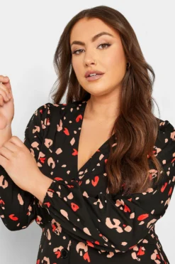 YOURS Curve Black Leopard Print Button Through Dress 8 YOURS Curve Black Leopard Print Button Through Dress -Outlet Stylo Wise Store 72fdf40b 21af 4d 137215 D scaled