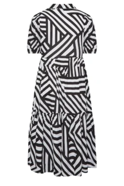 YOURS Curve Black Stripe Button Through Dress -Outlet Stylo Wise Store 74b296d1 fe4c 4c 137551 Y scaled