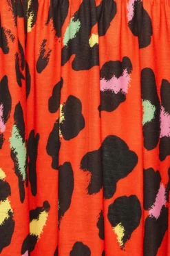 LIMITED COLLECTION Curve Red Leopard Print Smock Midaxi Dress -Outlet Stylo Wise Store 74c00a2e 2ca0 4d 215757 Z scaled