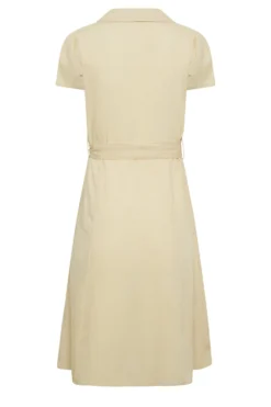 YOURS PETITE Curve Stone Brown Linen Blend Button Through Dress 11 YOURS PETITE Curve Stone Brown Linen Blend Button Through Dress -Outlet Stylo Wise Store 769aa689 553c 47 174453 Y scaled