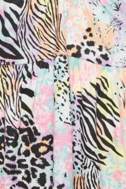 LIMITED COLLECTION Curve Pink Mixed Print Ring Front Midi Dress -Outlet Stylo Wise Store 76cab1f2 57ce 48 215708 Z scaled