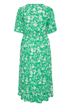 YOURS Curve Green Floral Dipped Hem Dress -Outlet Stylo Wise Store 76d8e4b4 7059 49 137119 Y scaled