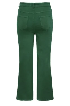 YOURS Curve Green Stretch Wide Leg Jeans -Outlet Stylo Wise Store 7a82d706 a569 4b 143024 YR scaled