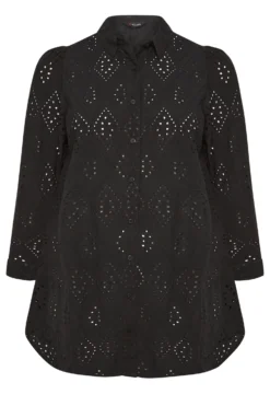 YOURS Curve Black Broderie Anglaise Shirt -Outlet Stylo Wise Store 7a9d353c 6e67 4c 131763 X scaled
