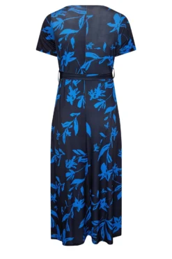 YOURS Curve Cobalt Blue Leaf Print Maxi Wrap Dress 11 YOURS Curve Cobalt Blue Leaf Print Maxi Wrap Dress -Outlet Stylo Wise Store 7ac7a118 d4ef 4a 302159 Y scaled