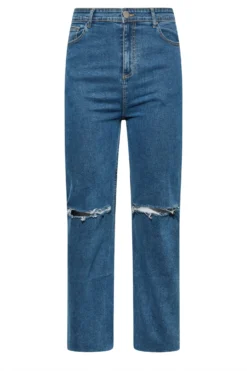 YOURS Curve Mid Blue Ripped Stretch Wide Leg Jeans 9 YOURS Curve Mid Blue Ripped Stretch Wide Leg Jeans -Outlet Stylo Wise Store 7c7262d9 eea4 4b 143029 X scaled