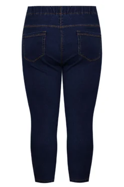 YOURS Curve Indigo Blue Stretch Cropped JENNY Jeggings -Outlet Stylo Wise Store 7df9d47f 9ffa 47 144465 BK scaled