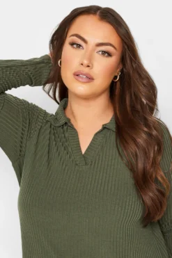 YOURS Curve Khaki Green Spilt Side Midi Dress 8 YOURS Curve Khaki Green Spilt Side Midi Dress -Outlet Stylo Wise Store 7f0d01ab 0d09 49 137256 D scaled