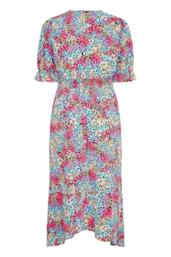 LIMITED COLLECTION Curve Pink & Blue Ditsy Print Hanky Hem Midi Dress 10 LIMITED COLLECTION Curve Pink & Blue Ditsy Print Hanky Hem Midi Dress -Outlet Stylo Wise Store 7f12451c a57c 41 214367 BK scaled