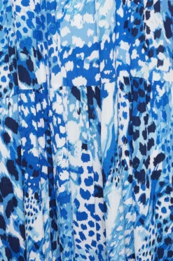 YOURS Curve Blue Animal Markings Shirred Strappy Sundress -Outlet Stylo Wise Store 7f51489f 0a17 4e 137352 Z scaled