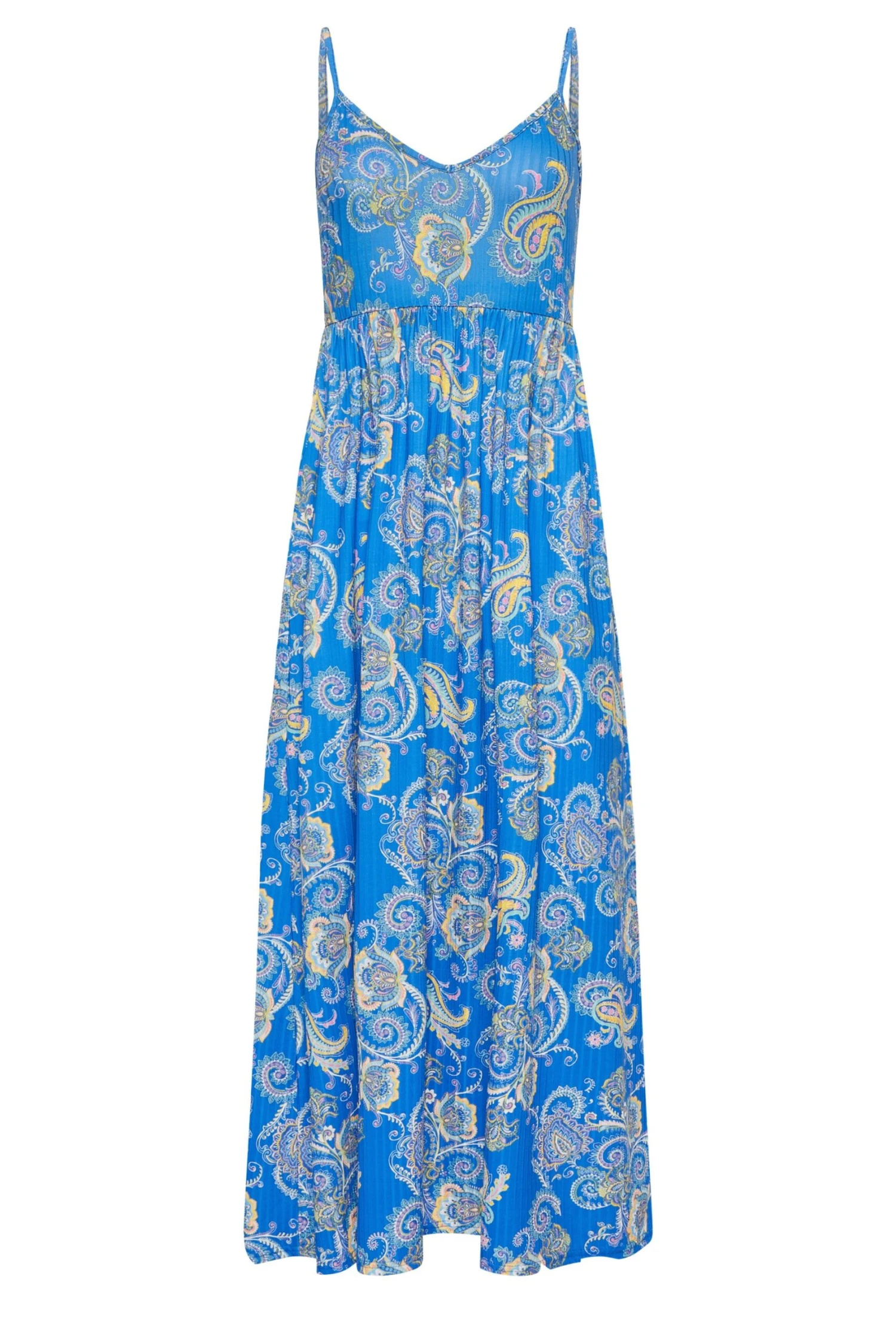 YOURS PETITE Curve Blue Paisley Maxi Dress 5 YOURS PETITE Curve Blue Paisley Maxi Dress - Image 5