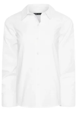 YOURS PETITE Curve White Fitted Cotton Shirt 10 YOURS PETITE Curve White Fitted Cotton Shirt -Outlet Stylo Wise Store 80709626 37e5 4c 174436 X scaled
