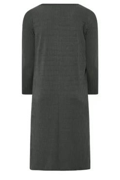 LIMITED COLLECTION Curve Charcoal Grey Ribbed Dress 11 LIMITED COLLECTION Curve Charcoal Grey Ribbed Dress -Outlet Stylo Wise Store 84cd78fd 98c1 4e 215195 Y scaled