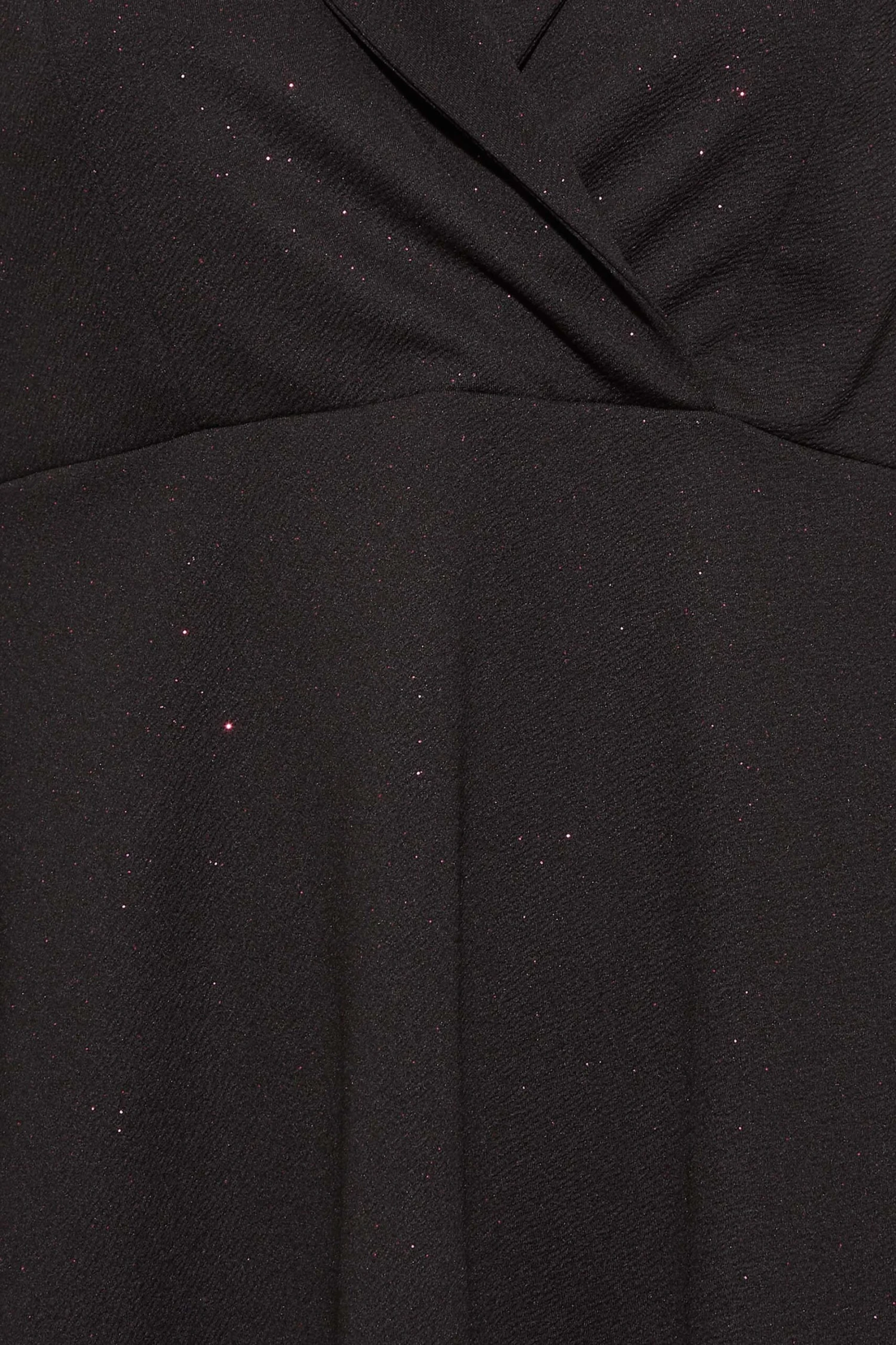 YOURS Curve Black Glitter Blazer Dress 4 YOURS Curve Black Glitter Blazer Dress - Image 4