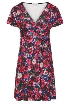 YOURS LONDON Curve Pink & Blue Floral Wrap Skater Dress 11 YOURS LONDON Curve Pink & Blue Floral Wrap Skater Dress -Outlet Stylo Wise Store 85b103b9 1e59 4f 161791 X scaled