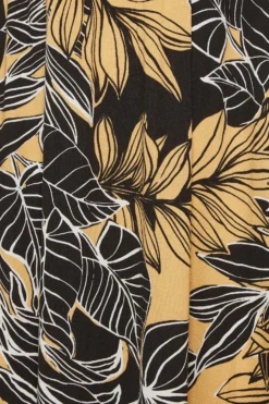 YOURS Curve Black & Yellow Floral Print Frill Sleeve Wrap Maxi Dress 9 YOURS Curve Black & Yellow Floral Print Frill Sleeve Wrap Maxi Dress -Outlet Stylo Wise Store 8642de54 1cab 4c 301905 Z scaled