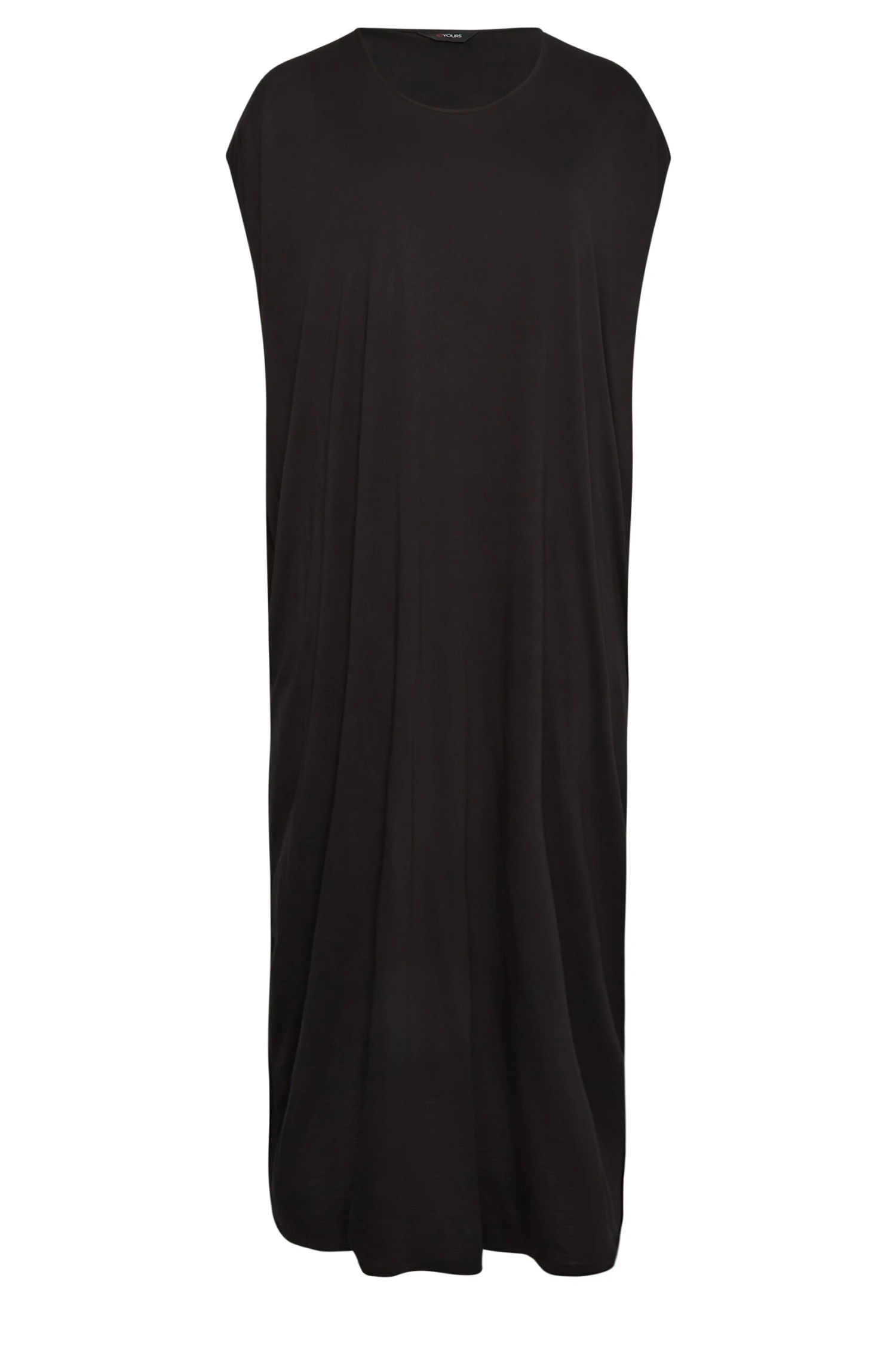 YOURS Curve Black Double Layered Dress 6 YOURS Curve Black Double Layered Dress - Image 6