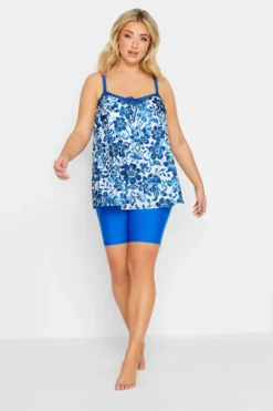 YOURS Curve Blue Floral Print Tankini Top 8 YOURS Curve Blue Floral Print Tankini Top -Outlet Stylo Wise Store 89ce5644 e39e 44 150285 A scaled