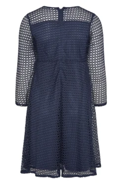 YOURS LONDON Curve Navy Blue Lace Midi Skater Dress 11 YOURS LONDON Curve Navy Blue Lace Midi Skater Dress -Outlet Stylo Wise Store 89daa9fd b1d3 4a 161180 BK scaled