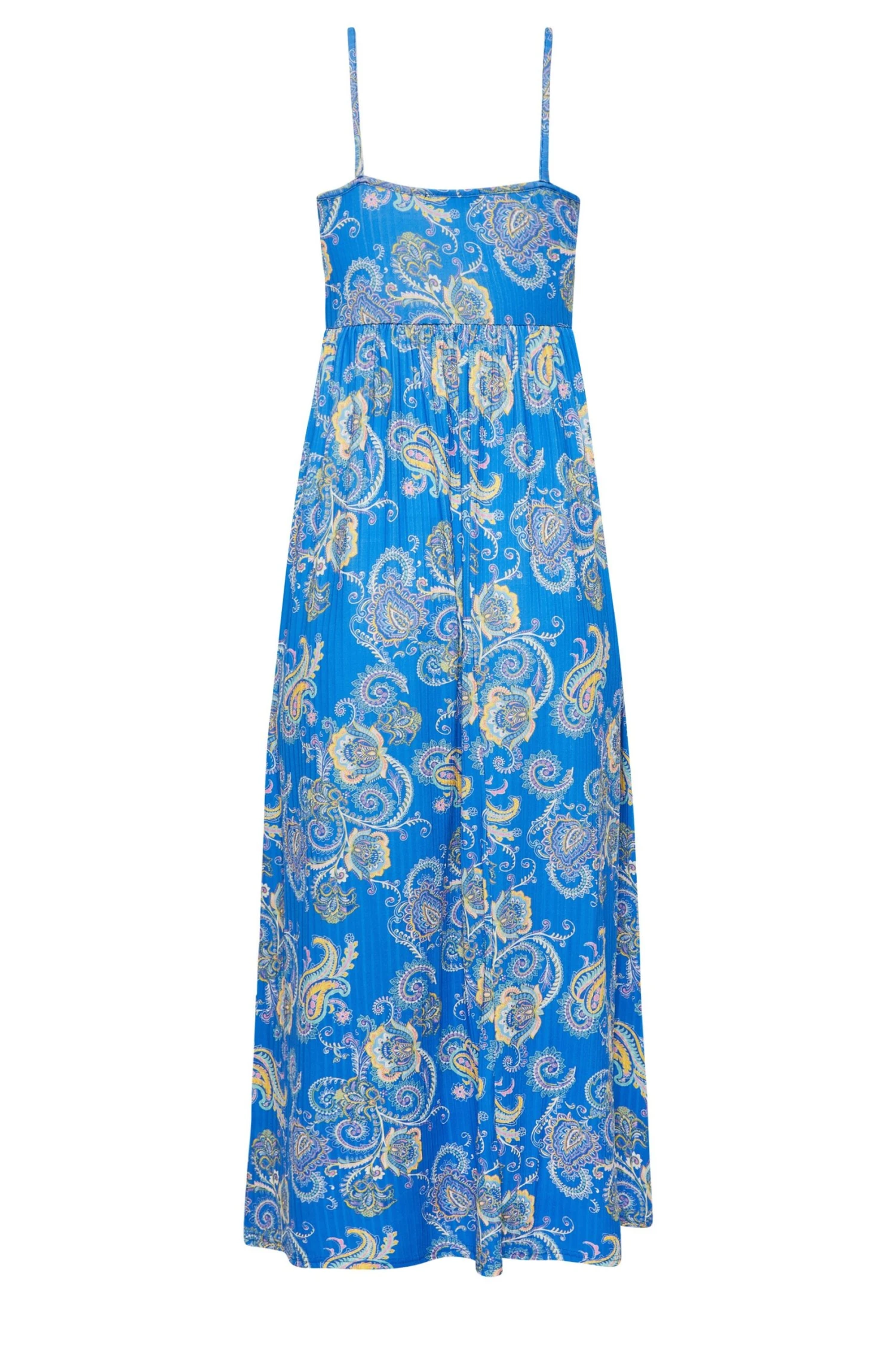 YOURS PETITE Curve Blue Paisley Maxi Dress 6 YOURS PETITE Curve Blue Paisley Maxi Dress - Image 6