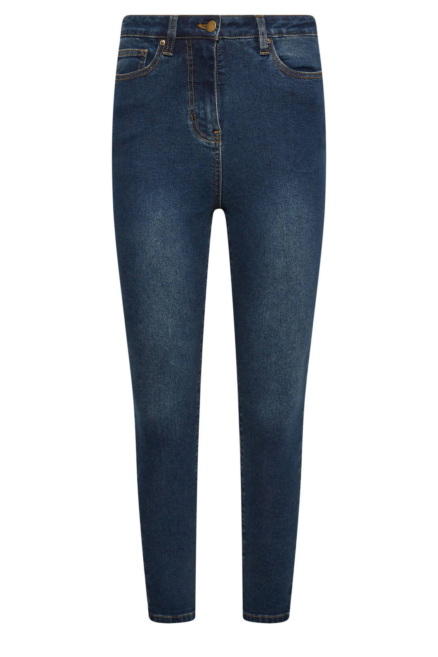 YOURS PETITE Curve Mid Blue Skinny AVA Jeans 3 YOURS PETITE Curve Mid Blue Skinny AVA Jeans - Image 3
