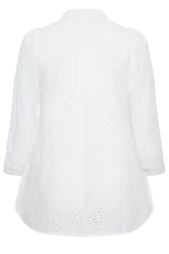 YOURS Curve White Broderie Anglaise Shirt -Outlet Stylo Wise Store 8b557cb7 629a 4a 131762 Y scaled