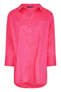 LIMITED COLLECTION Curve Hot Pink Oversized Boyfriend Shirt 10 LIMITED COLLECTION Curve Hot Pink Oversized Boyfriend Shirt -Outlet Stylo Wise Store 8b76c561 b795 4e 214456 X scaled