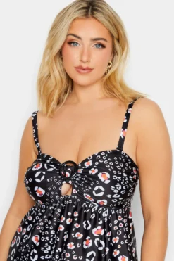 YOURS Curve Black Animal Print Buckle Tankini Top 10 YOURS Curve Black Animal Print Buckle Tankini Top -Outlet Stylo Wise Store 8ca53a06 b4e8 4b 150283 E scaled