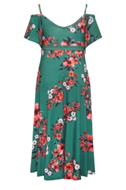 YOURS LONDON Curve Green Floral Cold Shoulder Wrap Dress 11 YOURS LONDON Curve Green Floral Cold Shoulder Wrap Dress -Outlet Stylo Wise Store 8d8e085d 024f 40 162179 Y scaled