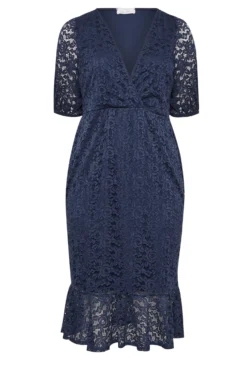 YOURS LONDON Navy Blue Lace Wrap Dress 10 YOURS LONDON Navy Blue Lace Wrap Dress -Outlet Stylo Wise Store 8e4b4a94 03fa 4d 162183 X scaled