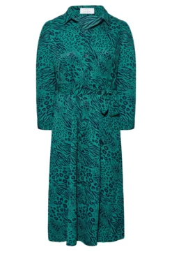YOURS LONDON Curve Green Animal Print Shirt Dress 10 YOURS LONDON Curve Green Animal Print Shirt Dress -Outlet Stylo Wise Store 8e64d222 2ad9 4d 161608 X scaled