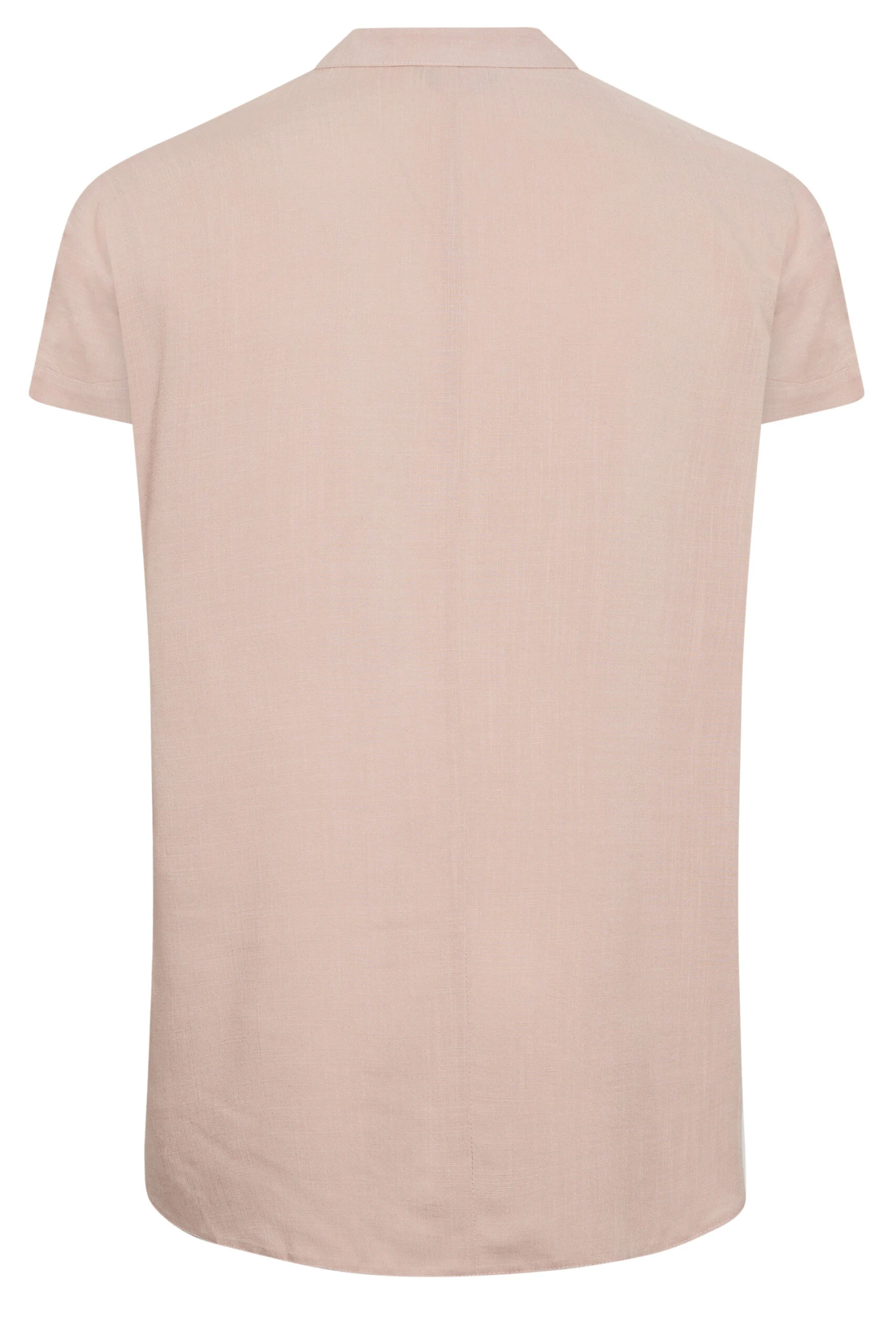 YOURS Curve Pink Half Placket Blouse 6 YOURS Curve Pink Half Placket Blouse - Image 6