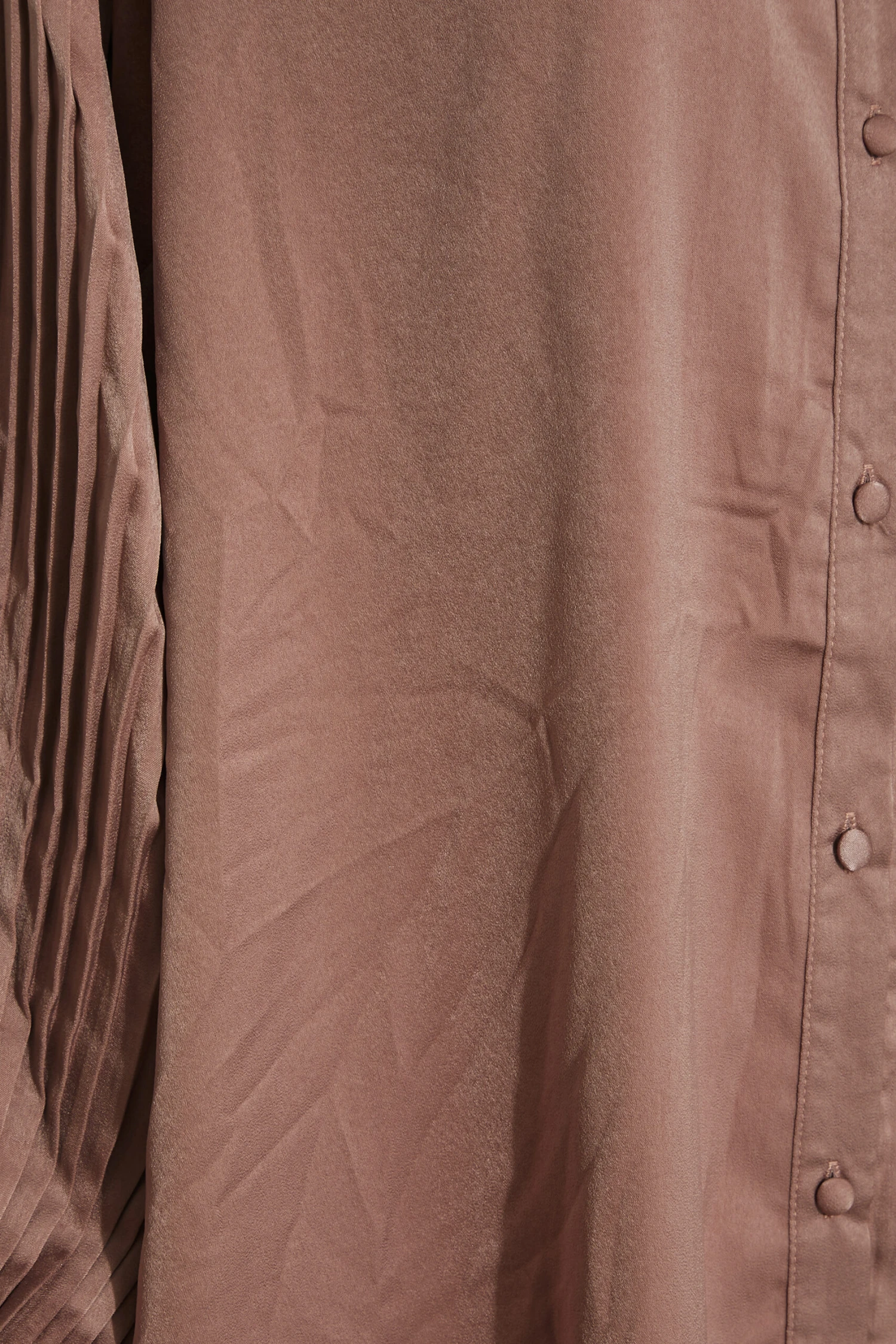 YOURS LONDON Curve Pink Satin Pleated Bow Blouse 4 YOURS LONDON Curve Pink Satin Pleated Bow Blouse - Image 4