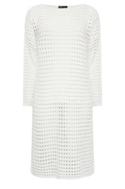 YOURS Curve White Crochet Midaxi Dress 10 YOURS Curve White Crochet Midaxi Dress -Outlet Stylo Wise Store 900ae02c 3eb8 47 192834 X scaled