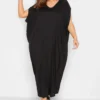 YOURS Curve Black Double Layered Dress