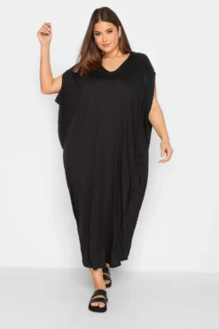 YOURS Curve Black Double Layered Dress
