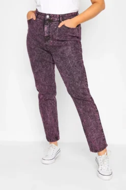 YOURS Curve Pink Acid Wash Stretch MOM Jeans 9 YOURS Curve Pink Acid Wash Stretch MOM Jeans -Outlet Stylo Wise Store 92904c72 0f0c 4a 142907R A scaled